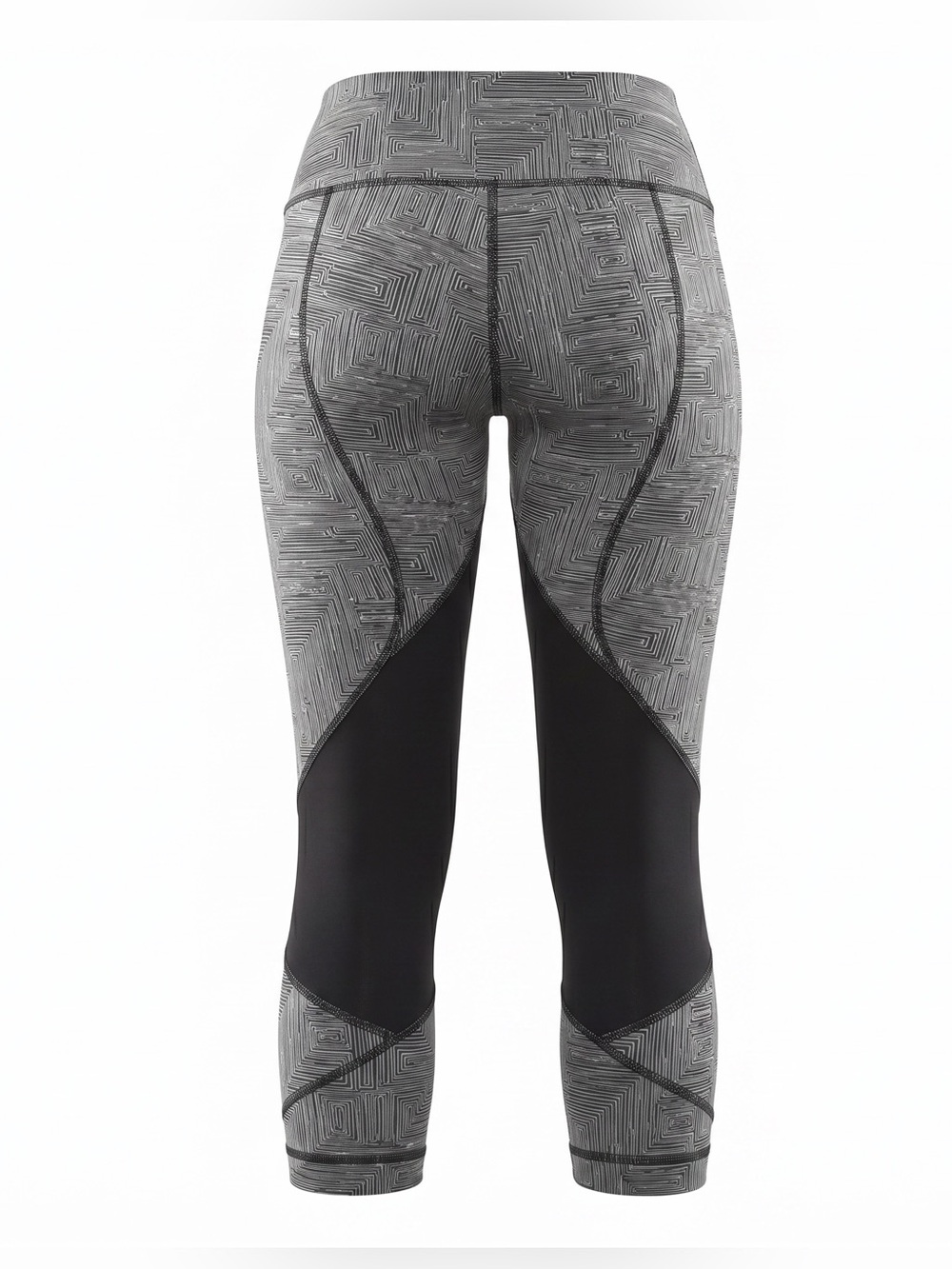 Lululemon Pace Rival Crop
Maze Jacquard White Black / Black 8